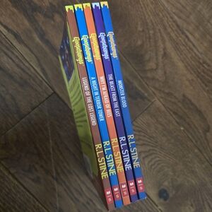 GOOSEBUMPS Retro Scream Tin Box 25th Anniversary Collector 5 Books Great Cond